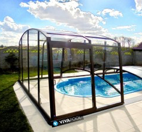 Zadaszenie na basen KLASIK 8 x 3 x 1,5 m