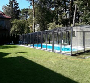 Zadaszenie na basen KLASIK 6 x 3 x 1,5 m