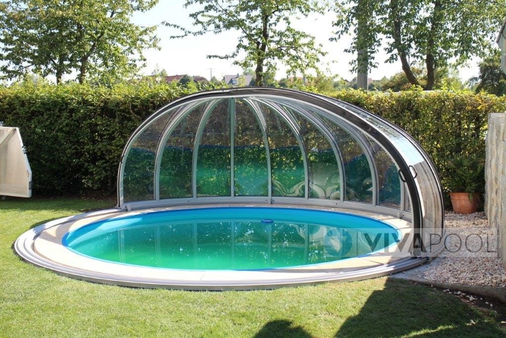 Zadaszenie na basen / jacuzzi KOPUŁA 4,5 x 2,6 zadaszenie okrągłe basenowe