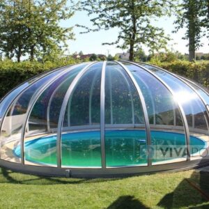 Zadaszenie na basen / jacuzzi KOPUŁA 4,5 x 2,6 zadaszenie okrągłe basenowe