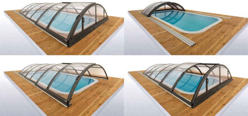 Zadaszenie Klasik Clear B 8,60 x 4,29 x 1,30 ALBIXON