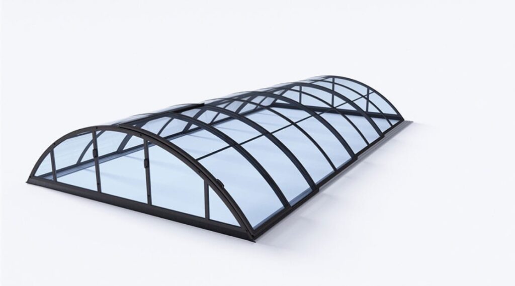 Zadaszenie Klasik Clear B 8,60 x 4,29 x 1,30 ALBIXON