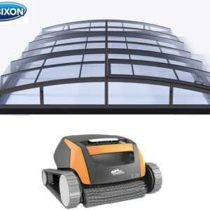 Niskie Zadaszenie na basen Casablanca Infinity B 8,6 x 4,5 x 0,7 ALBIXON BOX poliwęglan lity