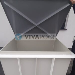 Skrzynia techniczna BOX podziemny 160x120x100 maszynownia na osprzęt basenowy DUŻA