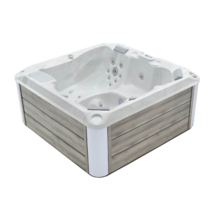 Wanna z hydromasażem TEBAS LuxSpa KAMSIA – 6-osobowe jacuzzi ogrodowe